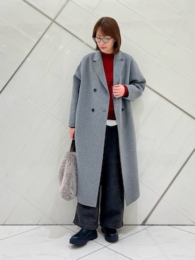 「RODE SKO（ロデスコ）のアイテム」を使った、IKUさん（レディース・161cm）の秋コーディネート