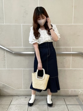 ゆうかさん（レディース・155cm）の夏コーディネート