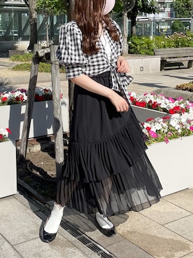 ゆうかさん（レディース・155cm）の夏コーディネート