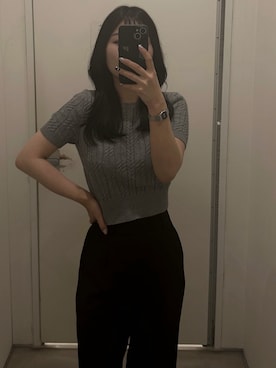 「KIRSH（キルシー）のアイテム」を使った、N.さん（レディース・154cm）の夏コーディネート