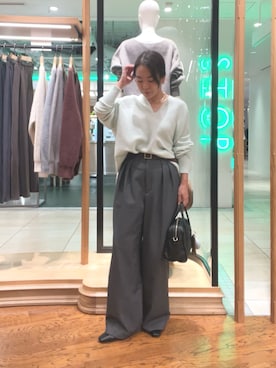 「アイテム（チョーカー）」を使った、natsuさん（レディース・153cm・30代）の秋コーディネート