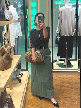 「アイテム（パンプス）」を使った、natsuさん（レディース・153cm）の夏コーディネート