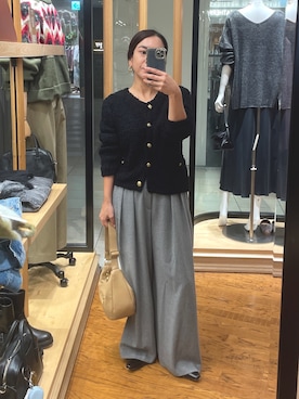 「アイテム（その他シューズ）」を使った、natsuさん（レディース・153cm）の秋コーディネート