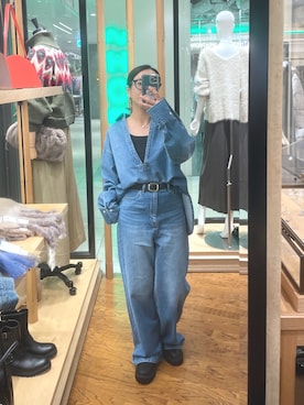 「アイテム（タンクトップ）」を使った、natsuさん（レディース・153cm・30代）の秋コーディネート