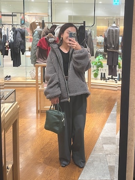 「アイテム（その他アウター）」を使った、natsuさん（レディース・153cm・30代）の秋コーディネート