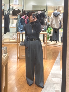 「アイテム（アクセサリー）」を使った、natsuさん（レディース・153cm・30代）の秋コーディネート