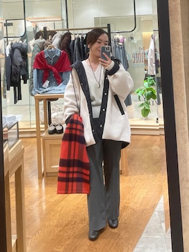 「アイテム（その他アウター）」を使った、natsuさん（レディース・153cm・30代）の秋コーディネート