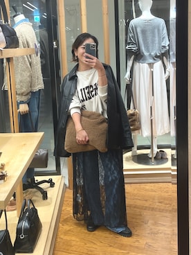 「アイテム（スウェット）」を使った、natsuさん（レディース・153cm・30代）の秋コーディネート