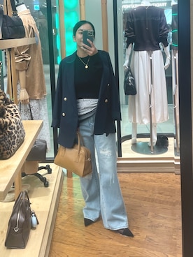 「アイテム（テーラードジャケット）」を使った、natsuさん（レディース・153cm・30代）の夏コーディネート