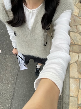 「アイテム（バックパック/リュック）」を使った、nnk721さん（レディース・156cm）の秋コーディネート