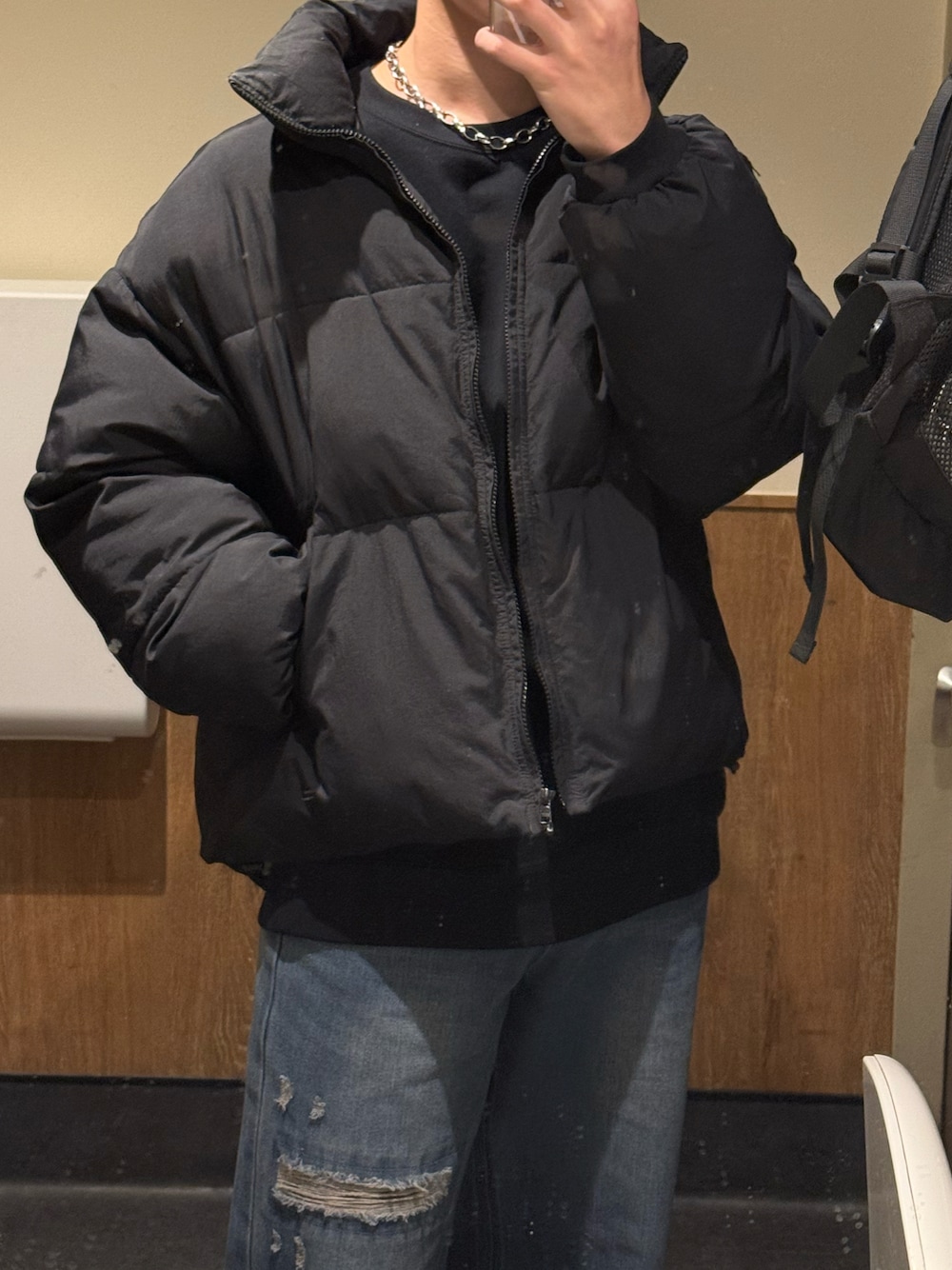 FEKETE（フェケテ）の「STRING SHORT ECO DOWN JACKET / ショートエコ