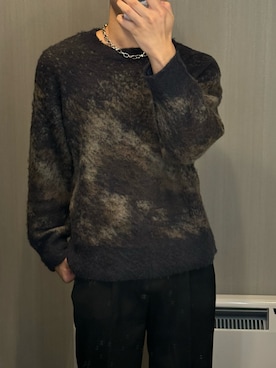 「epnok（エプノック）のアイテム（パンツ）」を使った、ひさん（メンズ・174cm）の冬コーディネート