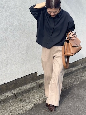 新品未使用　リムアークCurved line tops ブラウス RIM.ARK（リムアーク）の「Curved line tops（シャツ/ブラウス
