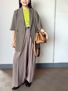 「アイテム（その他アウター）」を使った、YUMIさん（レディース・151cm）の夏コーディネート