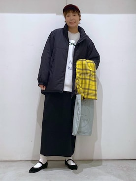 「アイテム（ワンピース/ドレス）」を使った、osumiさん（レディース・174cm）の秋コーディネート