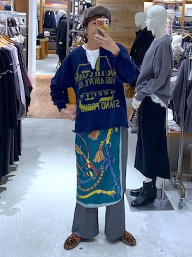 「アイテム（レッグウェア）」を使った、osumiさん（レディース・174cm・30代）の秋コーディネート