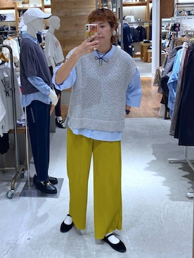 「アイテム（チョーカー）」を使った、osumiさん（レディース・174cm・30代）の秋コーディネート