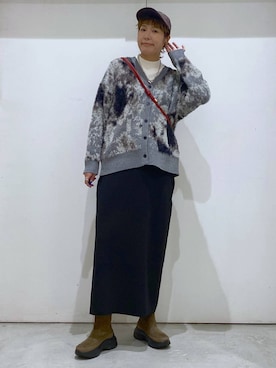 「アイテム（ワンピース/ドレス）」を使った、osumiさん（レディース・174cm）の秋コーディネート