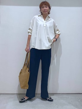 「アイテム（パンプス）」を使った、osumiさん（レディース・174cm）の秋コーディネート
