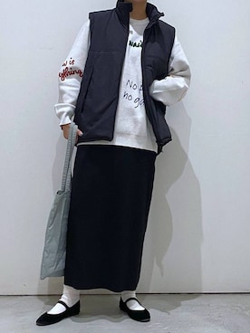 「アイテム（ブルゾン）」を使った、osumiさん（レディース・174cm・30代）の秋コーディネート