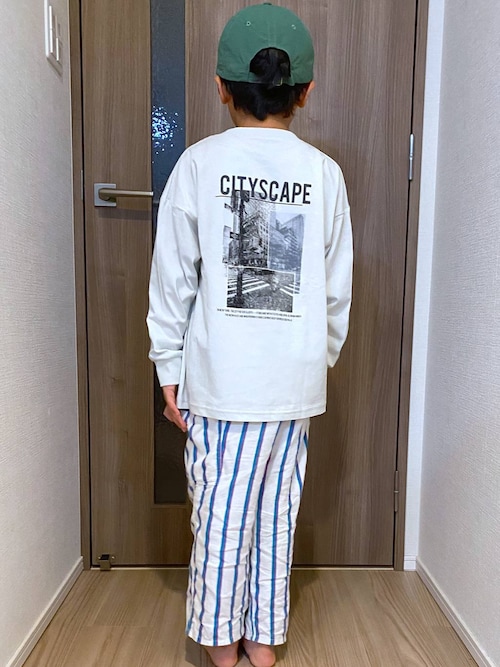 ヘビロッTEEプリント長袖T/579698