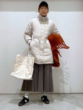 「アイテム（ジャケット/アウター）」を使った、osumiさん（レディース・174cm）の秋コーディネート