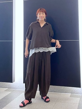 osumiさん（レディース・174cm）の夏コーディネート