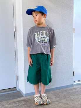 「アイテム（パンツ）」を使った、osumiさん（キッズ・121cm）の夏コーディネート