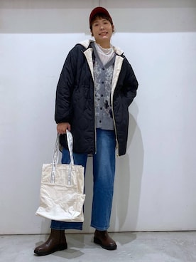 「アイテム（ブルゾン）」を使った、osumiさん（レディース・174cm・30代）の秋コーディネート