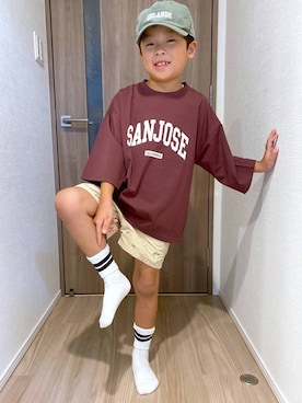 「アイテム（レッグウェア）」を使った、osumiさん（キッズ・121cm・30代）の夏コーディネート