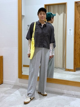 「GLOBAL WORK（グローバルワーク）のアイテム（スニーカー）」を使った、osumiさん（レディース・174cm）の秋コーディネート