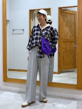 「GLOBAL WORK（グローバルワーク）のアイテム（トップス）」を使った、osumiさん（レディース・174cm）の秋コーディネート