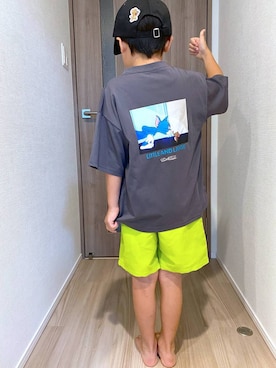 「GLOBAL WORK（グローバルワーク）のアイテム（帽子）」を使った、osumiさん（レディース・121cm）の夏コーディネート