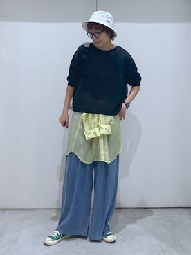 「GLOBAL WORK（グローバルワーク）のアイテム（帽子）」を使った、osumiさん（レディース・174cm）の春コーディネート