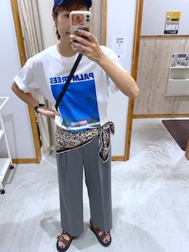 「アイテム（キャップ）」を使った、osumiさん（レディース・174cm・30代）の夏コーディネート