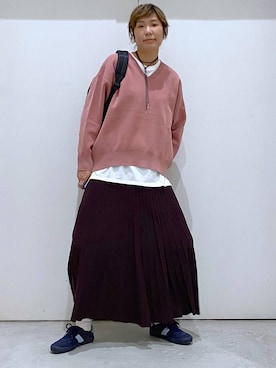「アイテム（チョーカー）」を使った、osumiさん（レディース・174cm・30代）の秋コーディネート