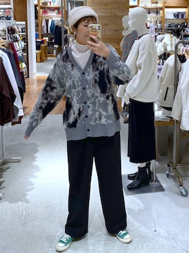 「アイテム（ワンピース/ドレス）」を使った、osumiさん（レディース・174cm）の冬コーディネート