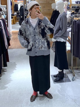 「アイテム（ワンピース/ドレス）」を使った、osumiさん（レディース・174cm・30代）の冬コーディネート