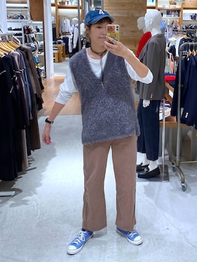 「アイテム（チョーカー）」を使った、osumiさん（レディース・174cm・30代）の秋コーディネート