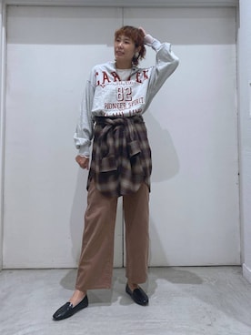 「アイテム（その他シューズ）」を使った、osumiさん（レディース・174cm・30代）の秋コーディネート
