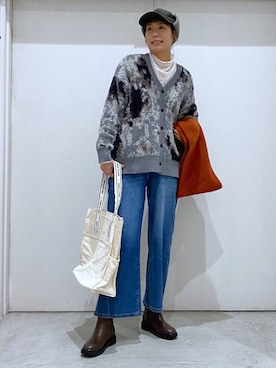 「アイテム（ワンピース/ドレス）」を使った、osumiさん（レディース・174cm・30代）の秋コーディネート