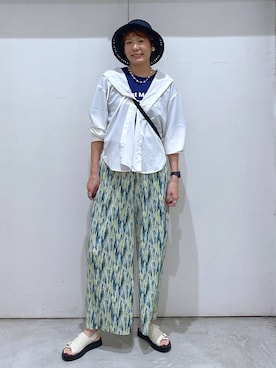 「GLOBAL WORK（グローバルワーク）のアイテム（帽子）」を使った、osumiさん（レディース・174cm）の春コーディネート