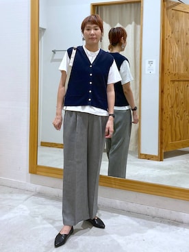 「GLOBAL WORK（グローバルワーク）のアイテム」を使った、osumiさん（レディース・174cm）の夏コーディネート