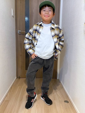 「アイテム（パンツ）」を使った、osumiさん（キッズ・121cm・30代）の秋コーディネート