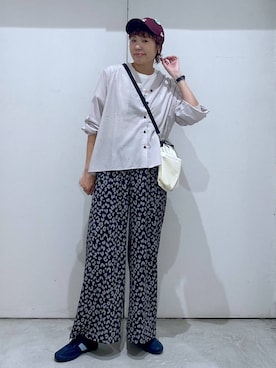 「GLOBAL WORK（グローバルワーク）のアイテム（帽子）」を使った、osumiさん（レディース・174cm）の春コーディネート