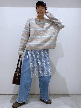 「アイテム（その他小物）」を使った、osumiさん（レディース・174cm）の冬コーディネート