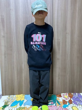 「アイテム（トップス）」を使った、osumiさん（キッズ・121cm・30代）の秋コーディネート