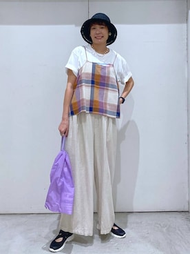 「アイテム（アクセサリー）」を使った、osumiさん（レディース・174cm）の春コーディネート