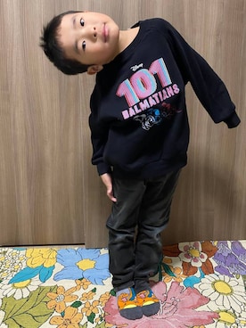 「おでかけ」｜osumiさん（キッズ・108cm）の冬コーディネート