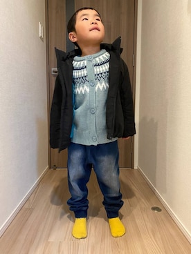 「アイテム（ブルゾン）」を使った、osumiさん（キッズ・108cm）の冬コーディネート